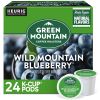 Green Mountain Coffee Wild Mountain Blueberry Keurig Single-Serve K-Cup pods, Light Roast Coffee, 24 Count