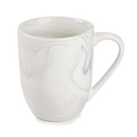 Thyme & Table Grey Marble Stoneware Coffee Mug, 15 fl oz