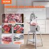 VEVOR Commercial Electric Meat Bandsaw, 1500W Stainless Steel Vertical Bone Sawing Machine, Workbeach 19.3" x 15", 0.16-7.9 Inch Cutting Thickness