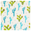 144-Pieces of Cactus Party Supplies with Succulent Plates, Napkins, Cups and Cutlery for Fiesta Party Celebration, Birthday