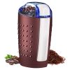 5 Core Coffee Grinder • 85 Gram Or 3 Ounces / 12 Cup Capacity • One-Touch Automatic Electric Bean Spice Grinding Machine • 150W Copper Motor • Stainle